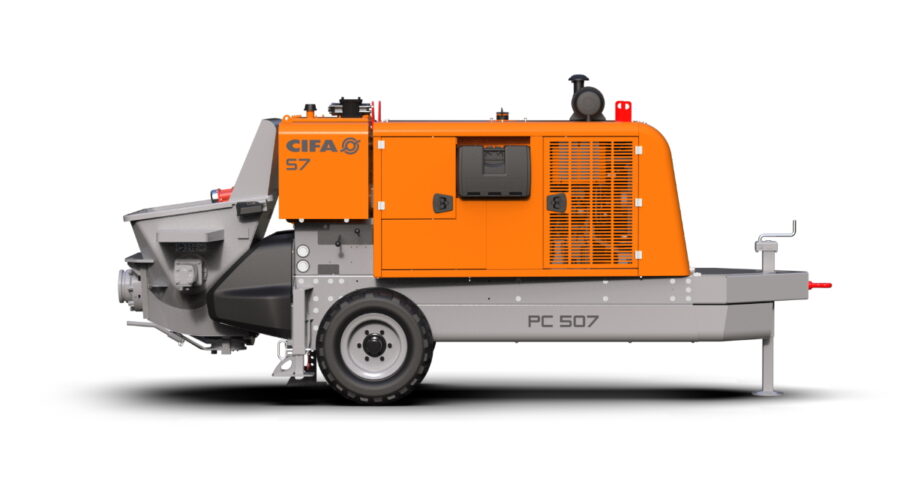 Betonpomp aanhanger Cifa model pc 507