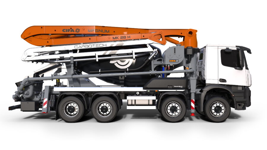 Betonmixer met pomp van cifa model MK28H productafbeelding